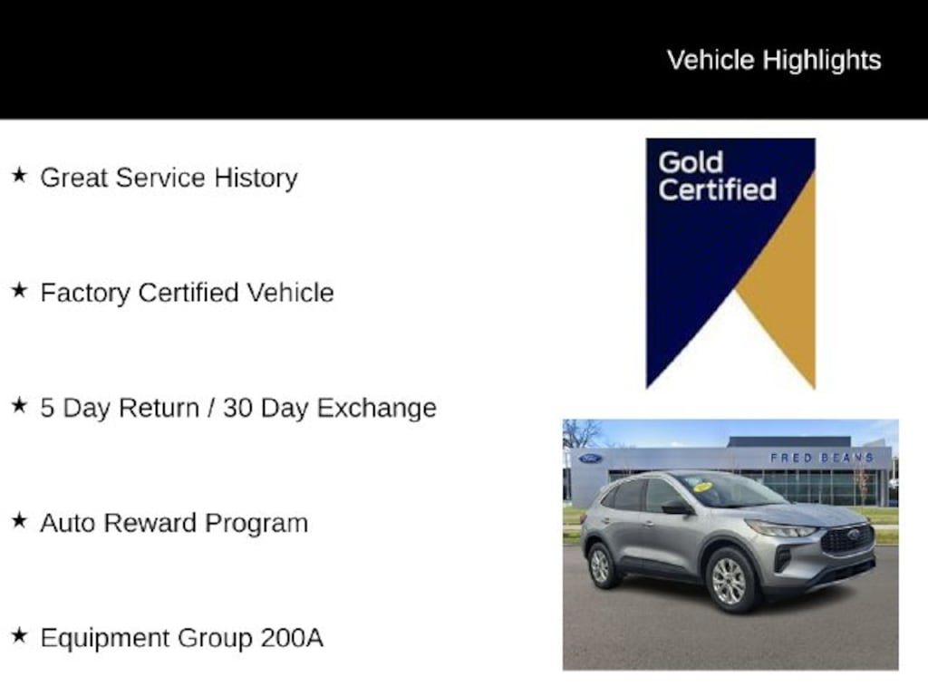 Certified 2023 Ford Escape Active SUV