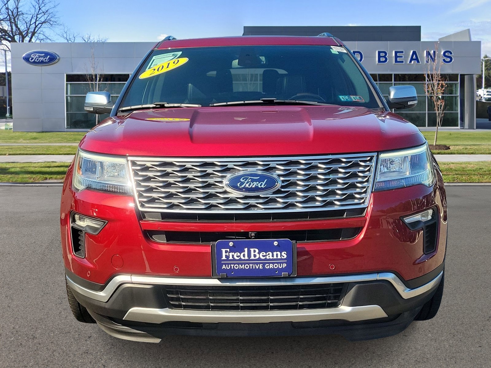 Certified 2019 Ford Explorer Platinum with VIN 1FM5K8HT2KGA04702 for sale in Newtown, PA