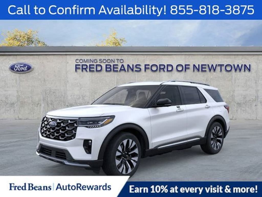 New 2026 Ford Explorer Platinum SUV