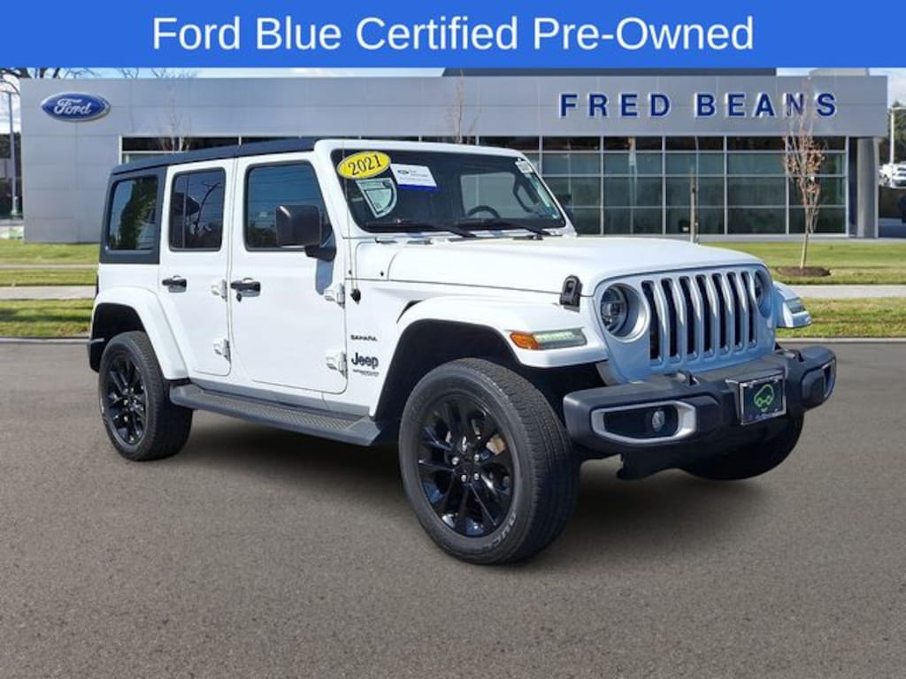 Used 2021 Jeep Wrangler Unlimited Sahara 4xe SUV