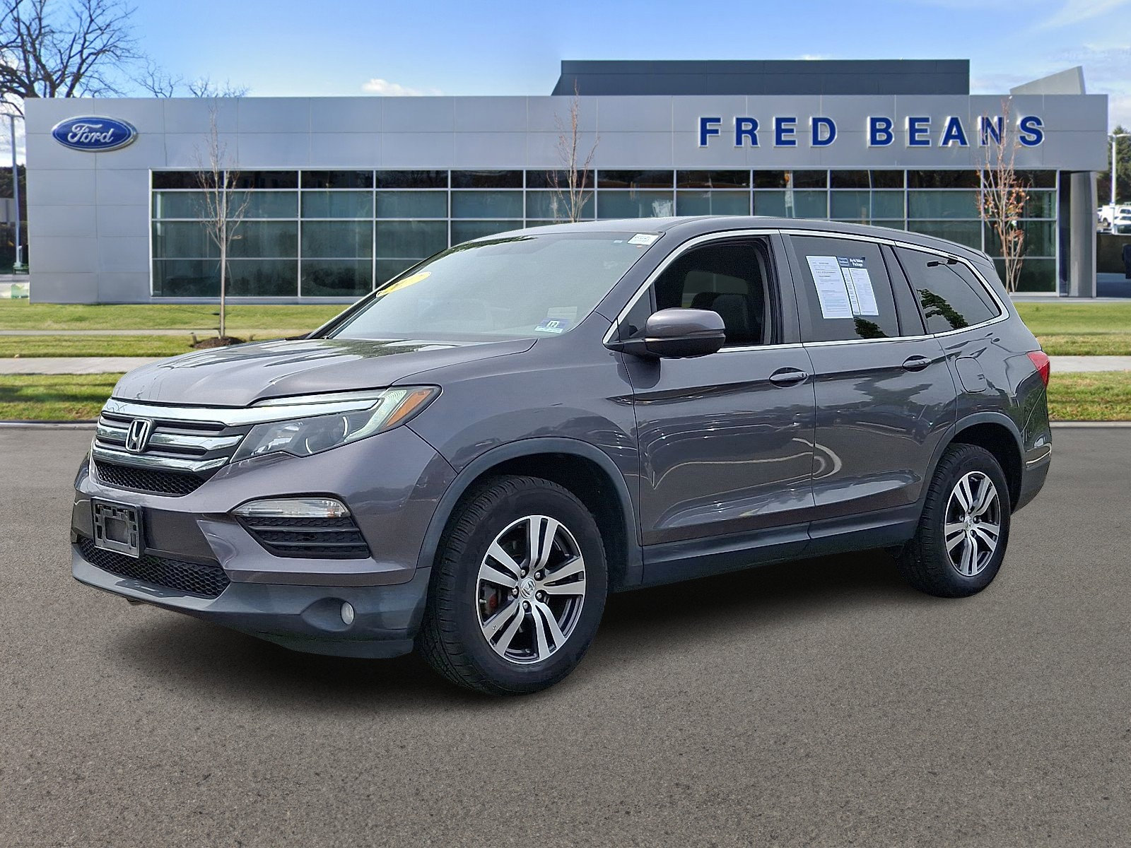 Used 2017 Honda Pilot EX-L with VIN 5FNYF6H54HB031463 for sale in Newtown, PA