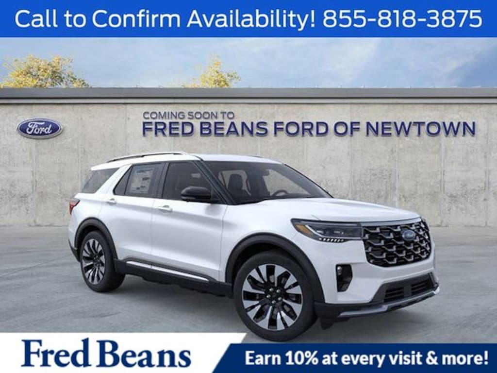 New 2026 Ford Explorer Platinum SUV