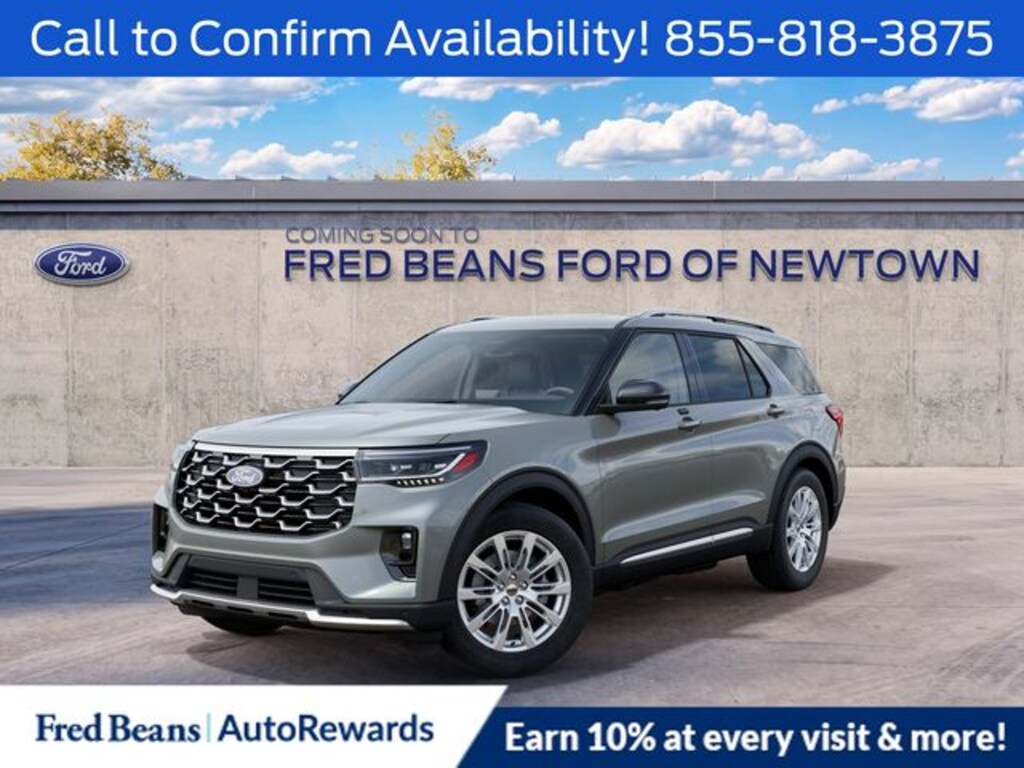 New 2027 Ford Explorer Platinum SUV