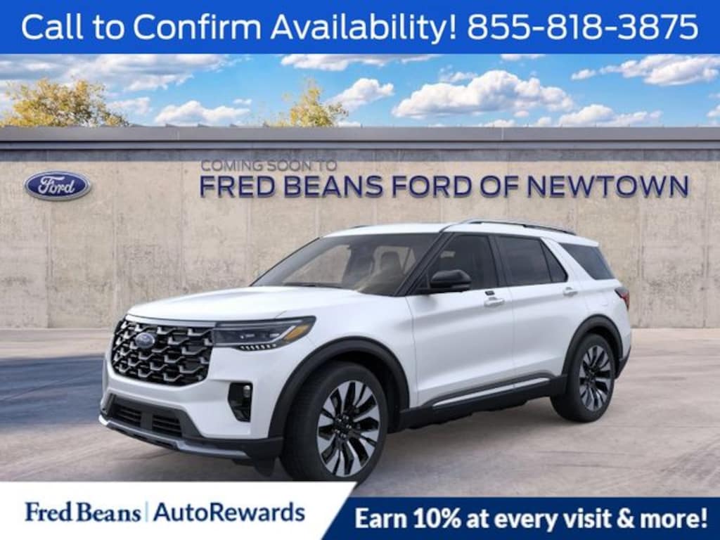 New 2026 Ford Explorer Platinum SUV