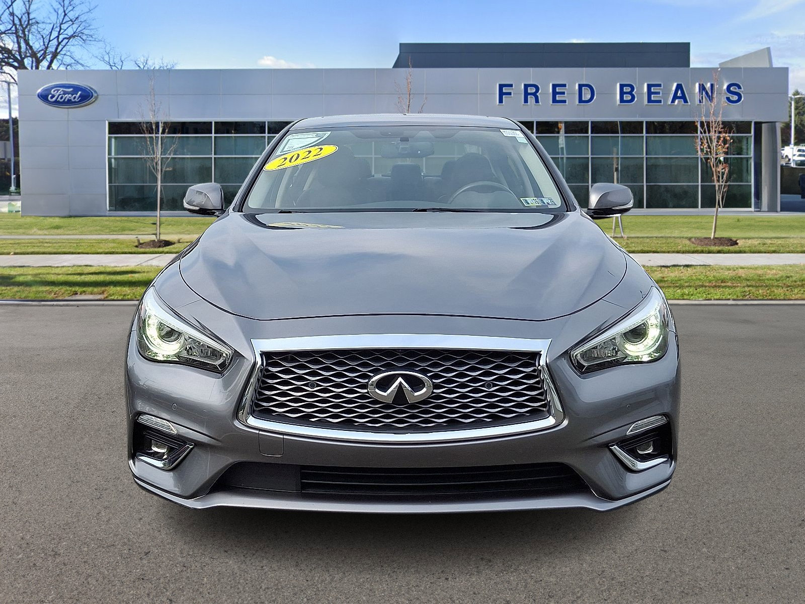 Used 2022 INFINITI Q50 LUXE with VIN JN1EV7BR8NM342021 for sale in Newtown, PA