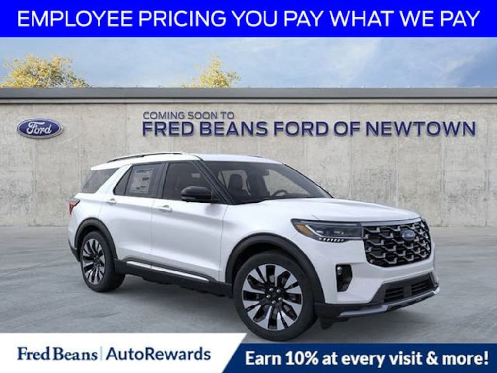 New 2026 Ford Explorer Platinum SUV