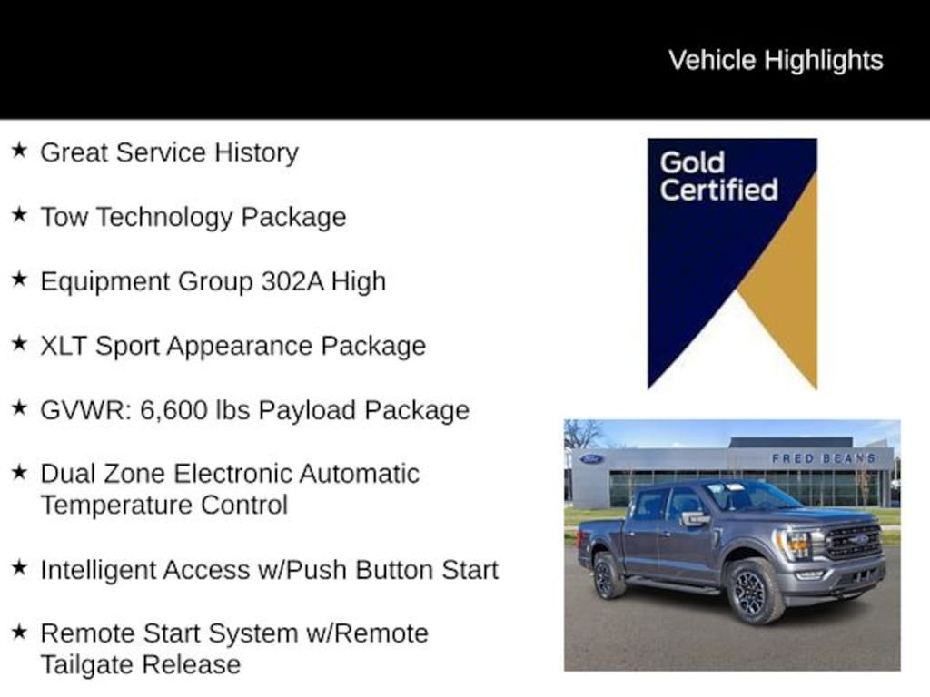 Used 2022 Ford F-150 XLT Crew Cab Short Bed Truck