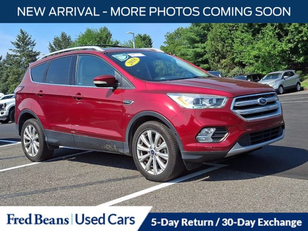 Certified 2018 Ford Escape Titanium SUV