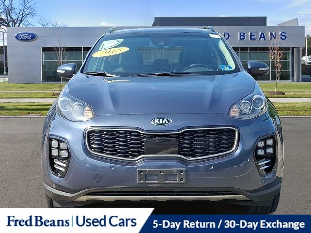 Used 2018 Kia Sportage SX with VIN KNDPRCA6XJ7388288 for sale in Newtown, PA