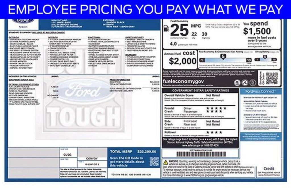 New 2026 Ford Maverick XLT Truck SuperCrew