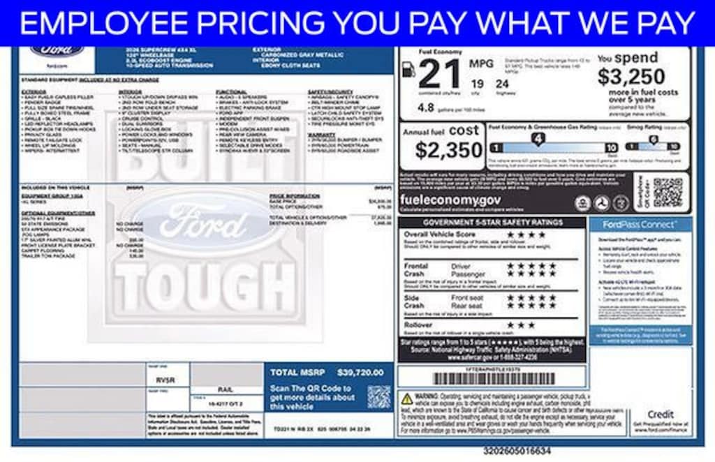 New 2026 Ford Ranger XL Truck SuperCrew