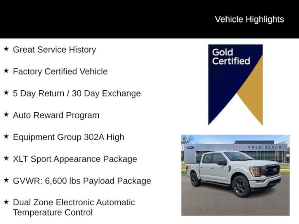 Certified 2023 Ford F-150 XLT CREW CAB SHORT BED TRUCK