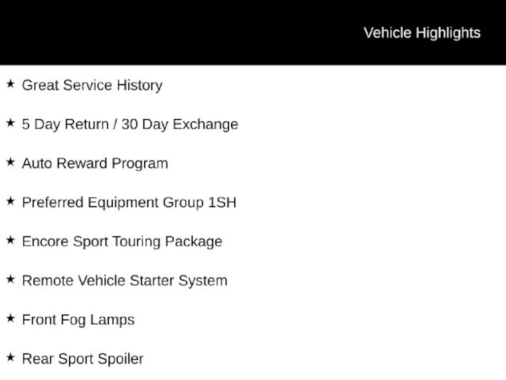 Used 2019 Buick Encore Sport Touring SUV