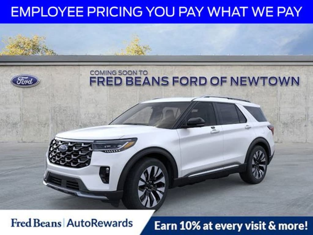 New 2026 Ford Explorer Platinum SUV