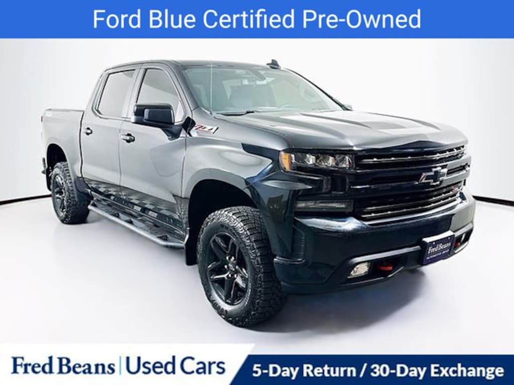 Used 2021 Chevrolet Silverado 1500 LT Trail Boss Crew Cab Short Bed Truck