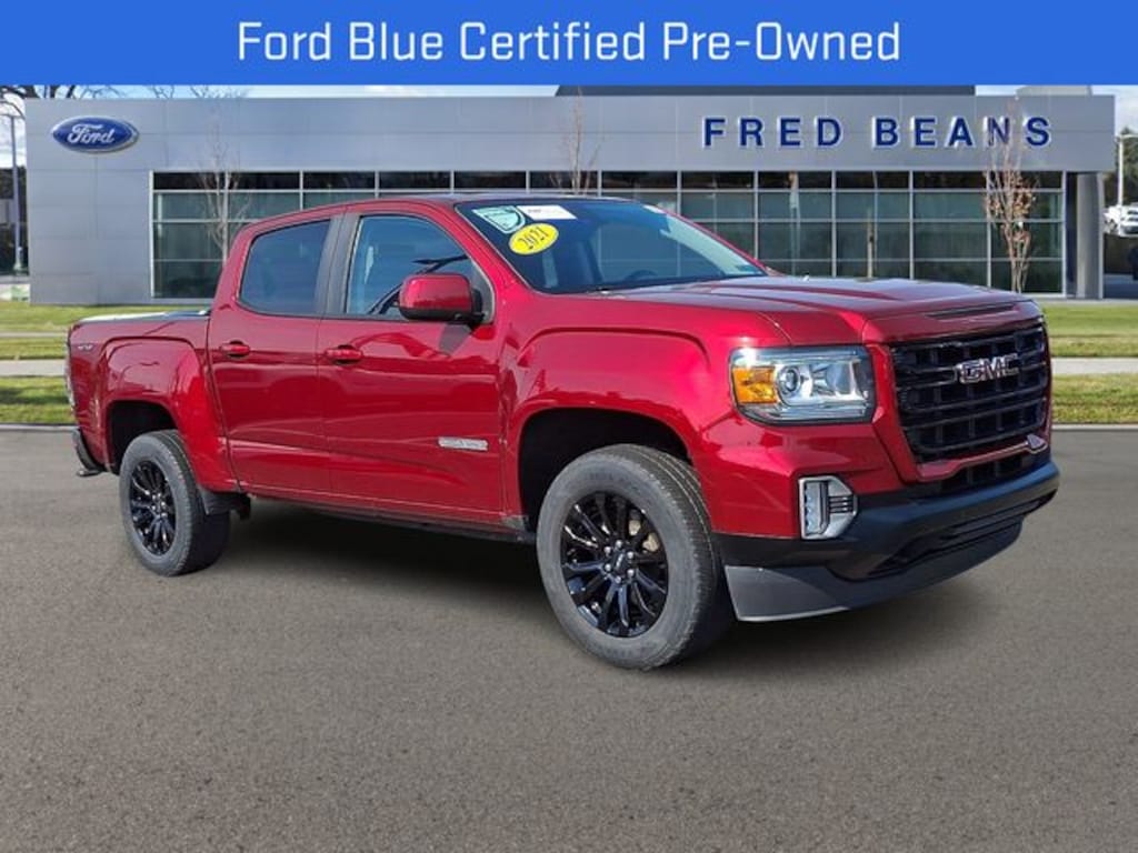 Used 2021 GMC Canyon Elevation Crew Cab Short Bed Truck