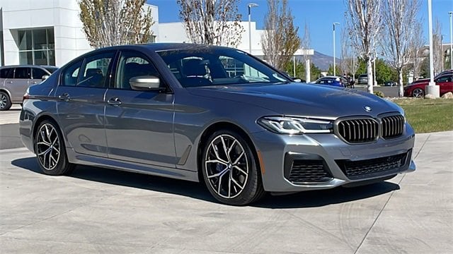 Used 2021 BMW 5 Series M550i with VIN WBA13BK06MCG14379 for sale in Reno, NV