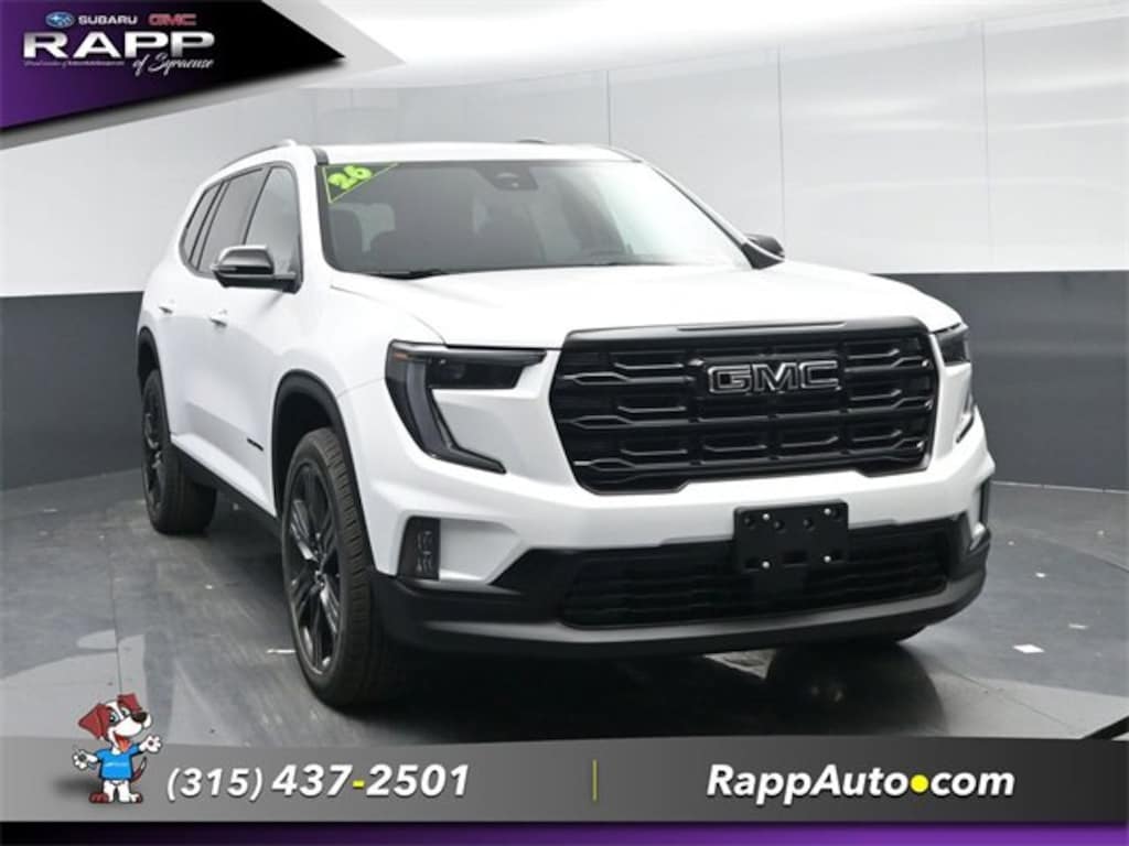 New 2026 GMC Acadia Elevation SUV