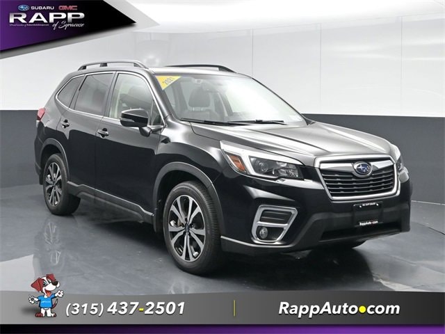 Used 2021 Subaru Forester Limited with VIN JF2SKAUC1MH552158 for sale in Auburn, NY