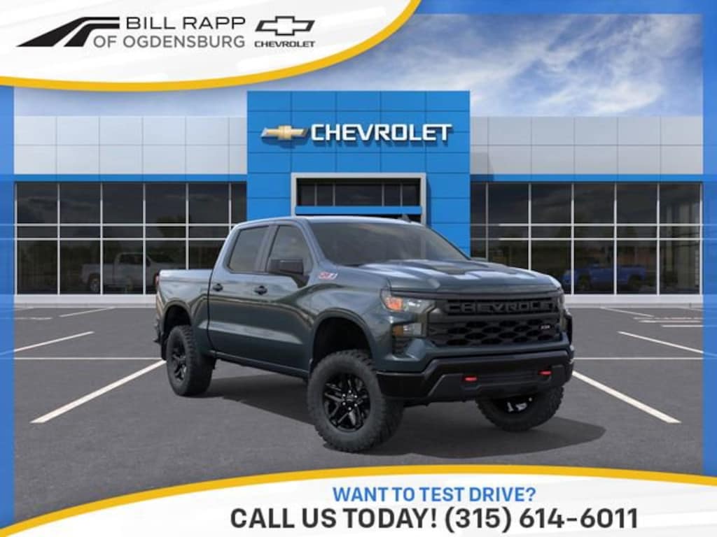 New 2026 Chevrolet Silverado 1500 Custom Trail Boss Truck