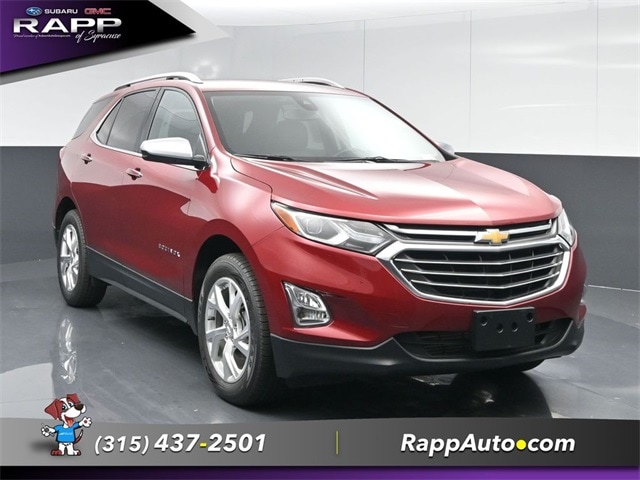 Used 2021 Chevrolet Equinox Premier with VIN 2GNAXXEV9M6143045 for sale in Syracuse, NY