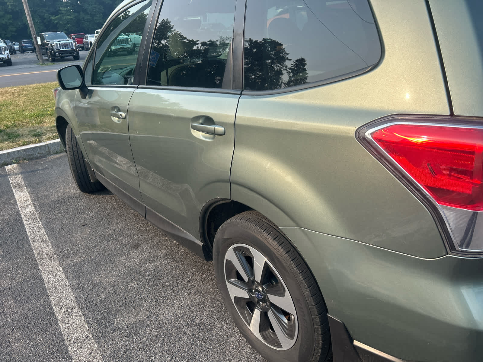 Used 2018 Subaru Forester Premium with VIN JF2SJAEC9JH433156 for sale in Syracuse, NY