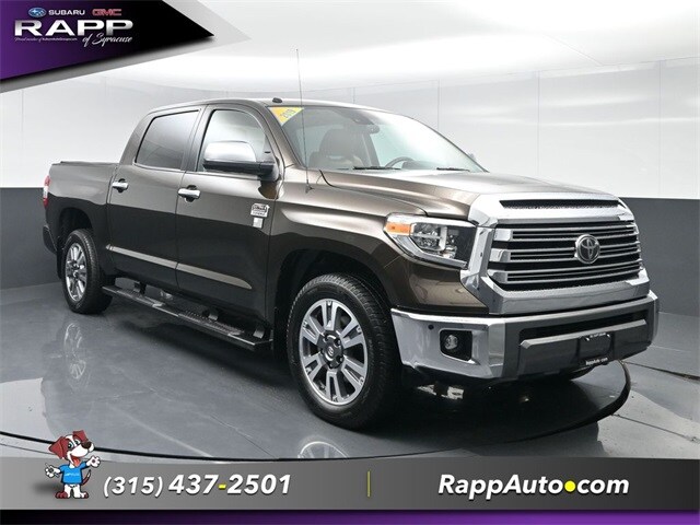 Used 2019 Toyota Tundra Platinum with VIN 5TFAY5F18KX806527 for sale in Syracuse, NY