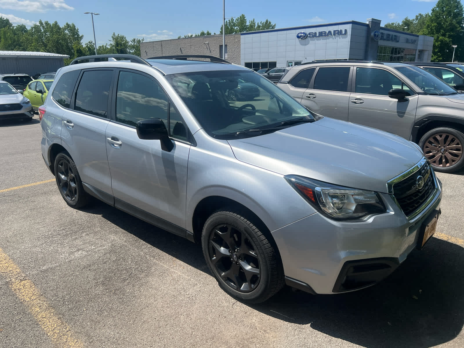 Used 2018 Subaru Forester Premium with VIN JF2SJAGC8JH542379 for sale in Syracuse, NY