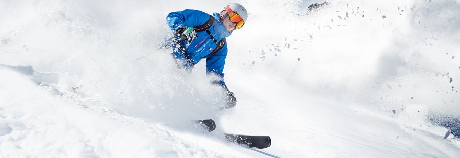 Skiing in the Winter