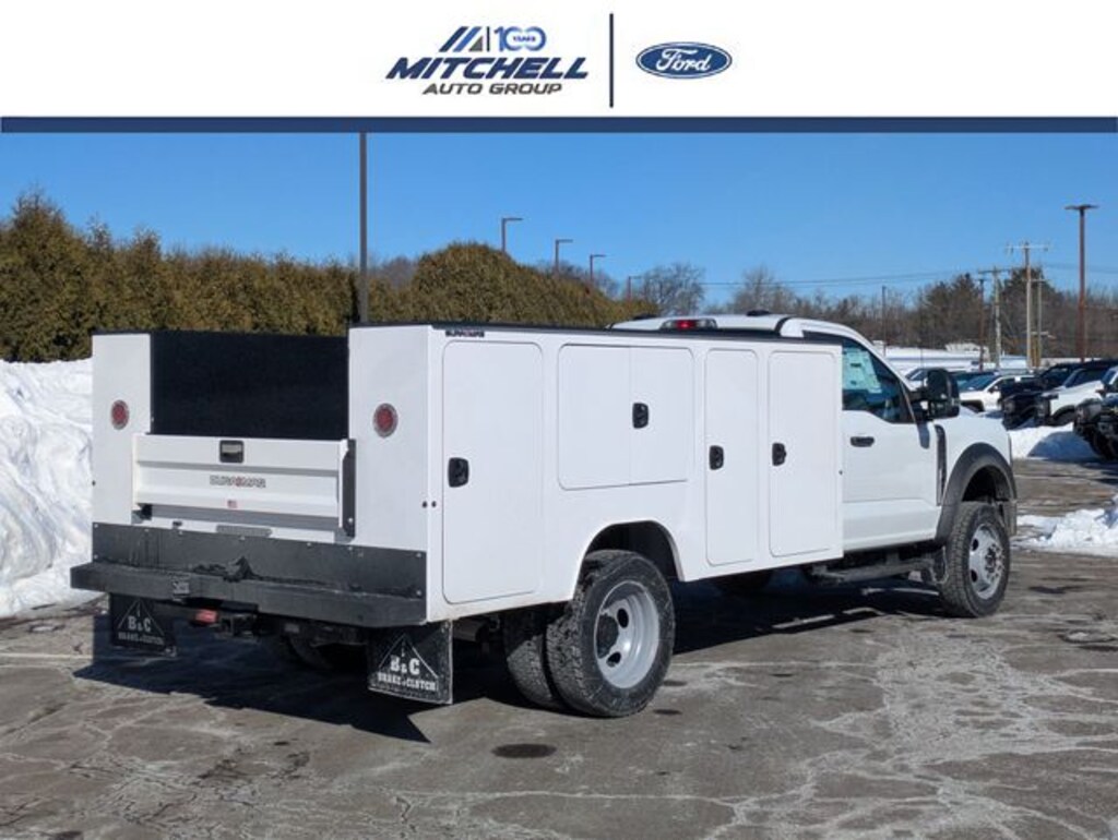 New 2026 Ford F-450 Chassis Upfitted w/ Service Body Truck Regular Cab