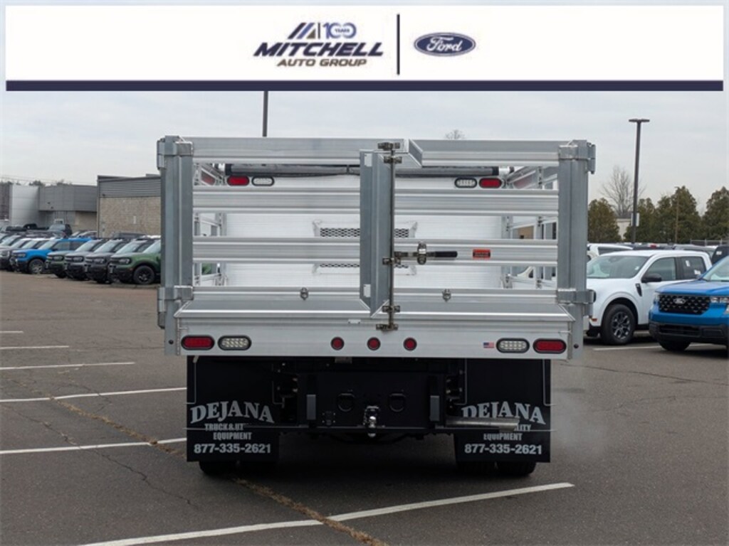 New 2026 Ford F-350 Chassis Upfitted w/ Platform Stake Body Truck Crew Cab