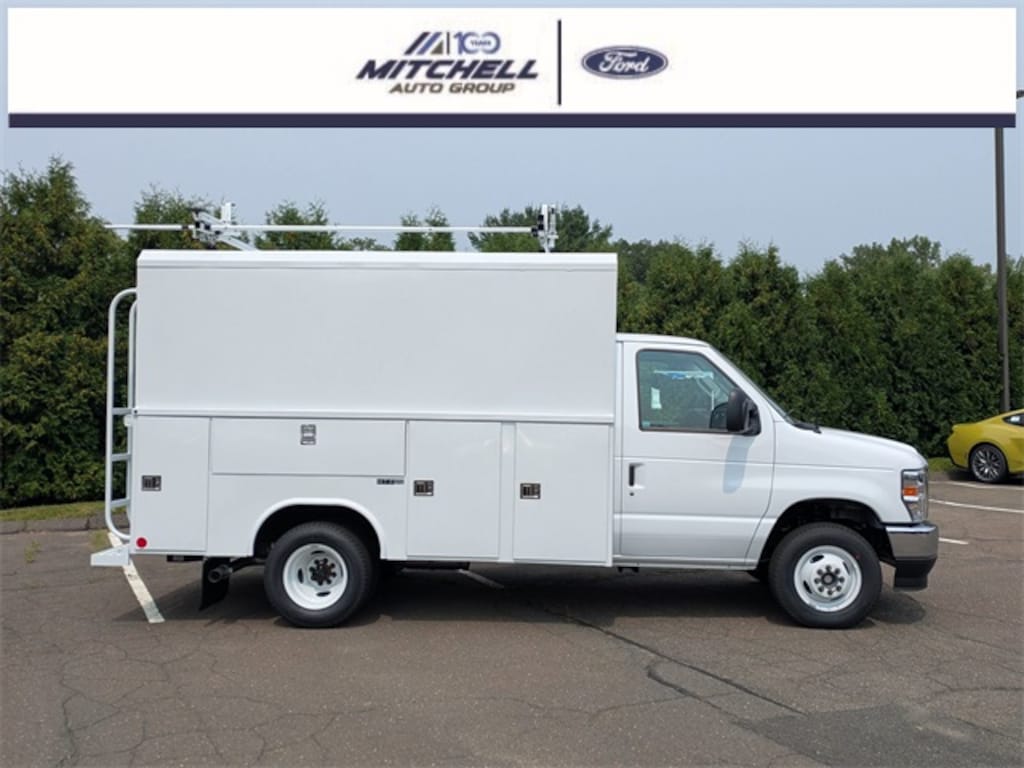 New 2026 Ford E-350 Chassis Upfitted w/ Reading CSV Utility Body Truck