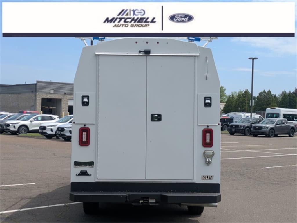 New 2025 Ford Transit Chassis 350 Upfitted w/ Knapheide KUV Utility Body VAN
