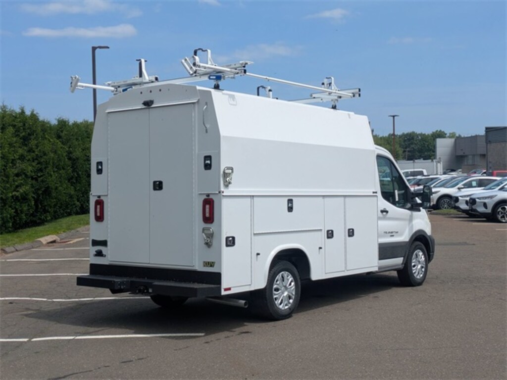 New 2025 Ford Transit Chassis 350 Upfitted w/ Knapheide KUV Utility Body VAN