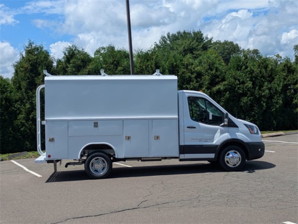 New 2025 Ford Transit Chassis DRW AWD Upfitted w/ Reading TSC Utility Body VAN