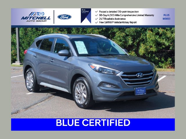 Certified 2018 Hyundai Tucson SEL with VIN KM8J3CA45JU721113 for sale in Windsor, CT