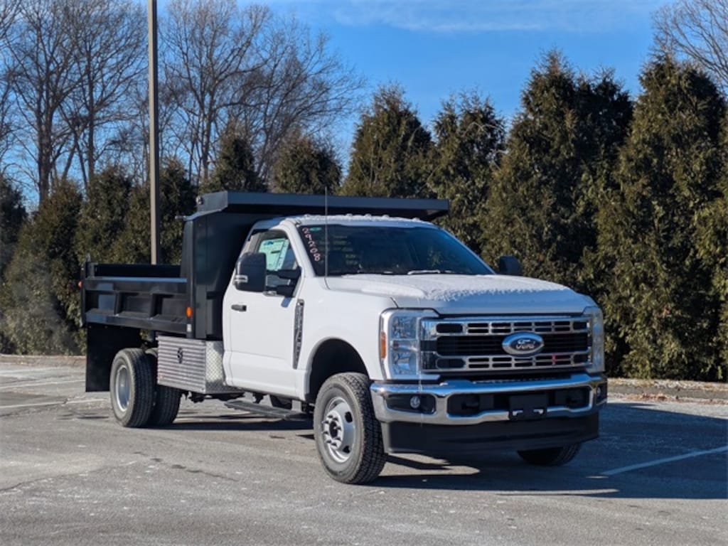 New 2024 Ford F-350 Chassis Upfitted w/ Dump Body Truck Regular Cab
