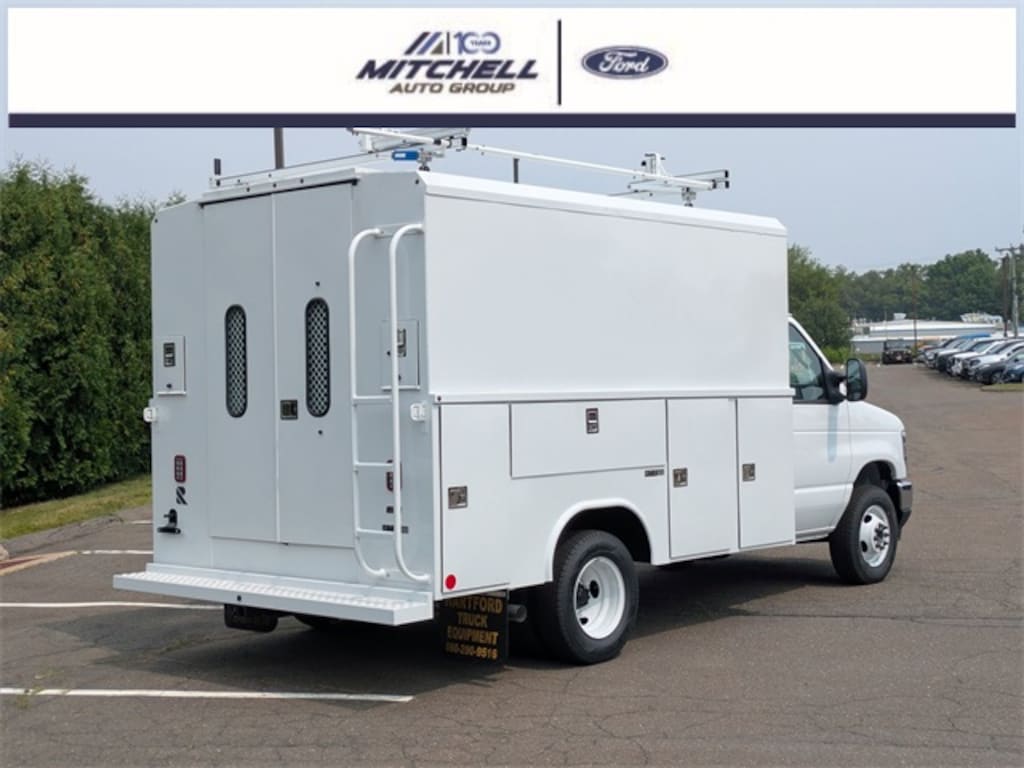New 2026 Ford E-350 Chassis Upfitted w/ Reading CSV Utility Body Truck