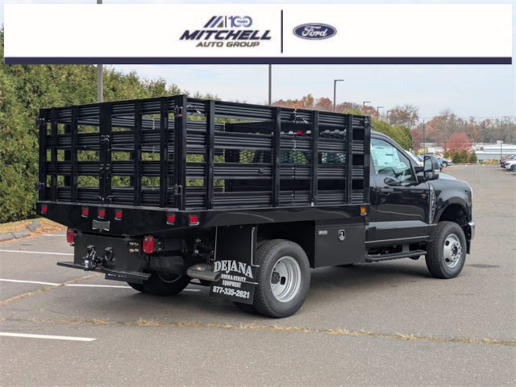 New 2026 Ford F-350 Chassis Upfitted w/ Platform Stake Body Truck Regular Cab