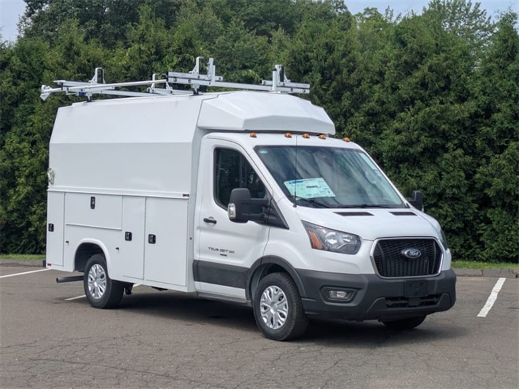 New 2025 Ford Transit Chassis 350 Upfitted w/ Knapheide KUV Utility Body VAN