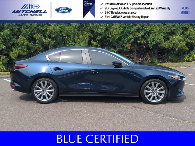 Certified 2021 Mazda Mazda3 Select with VIN JM1BPBBL8M1344621 for sale in Windsor, CT