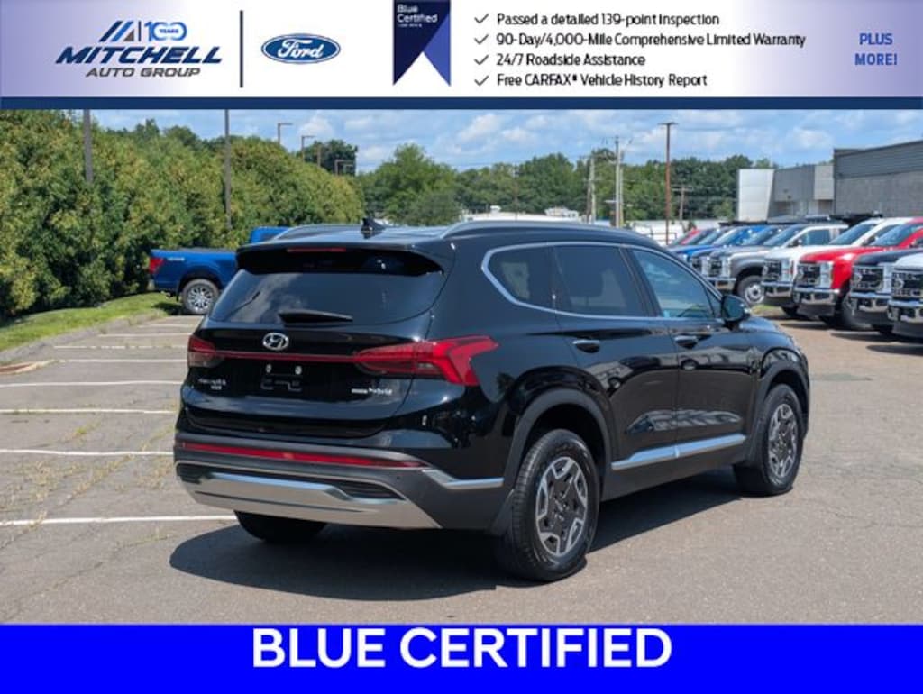 Certified 2022 Hyundai Santa Fe Hybrid Blue SUV