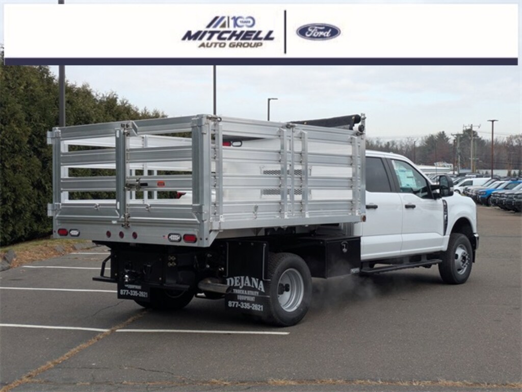 New 2026 Ford F-350 Chassis Upfitted w/ Platform Stake Body Truck Crew Cab
