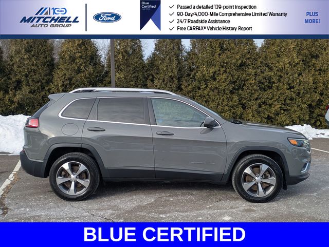 Certified 2021 Jeep Cherokee Limited with VIN 1C4PJMDN6MD178616 for sale in Windsor, CT