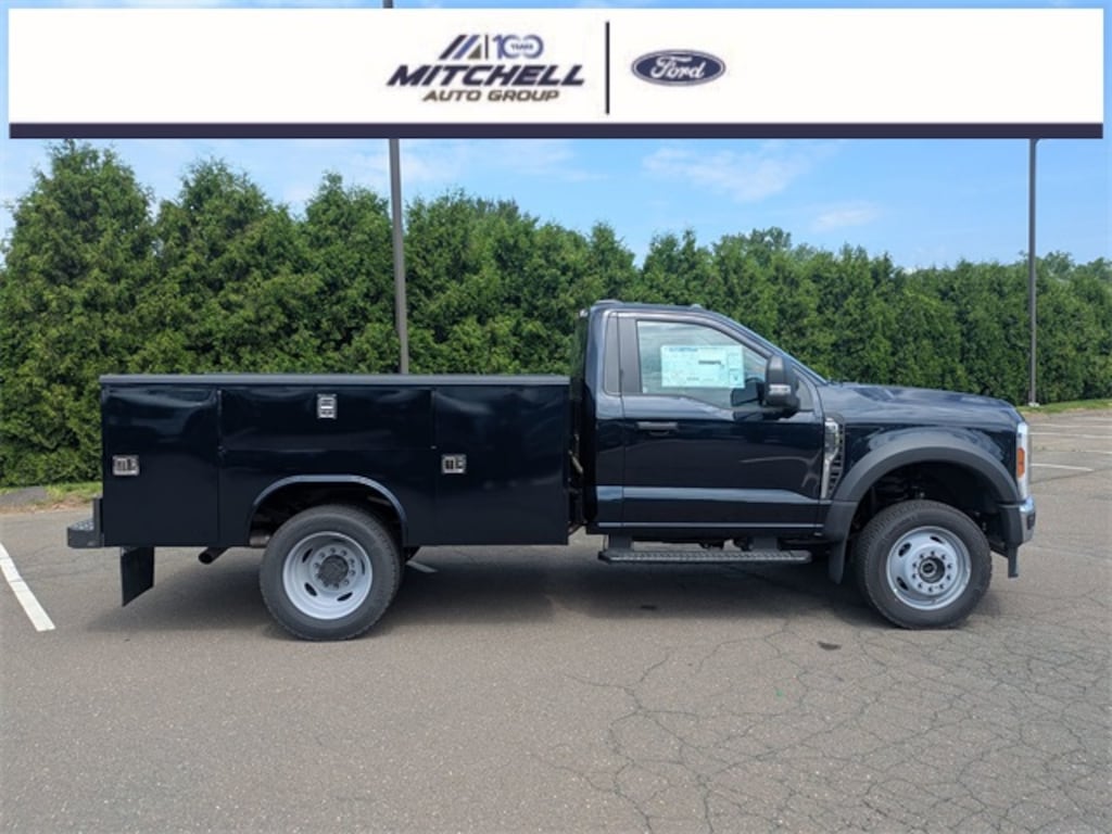 New 2025 Ford F-550 Chassis Upfitted w/ Service Body Truck Regular Cab