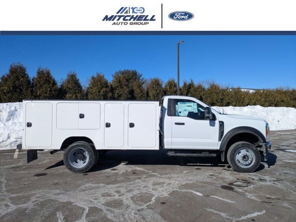 New 2026 Ford F-450 Chassis Upfitted w/ Service Body Truck Regular Cab