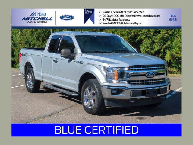 Certified 2018 Ford F-150 XLT with VIN 1FTEX1EP3JFB41611 for sale in Windsor, CT