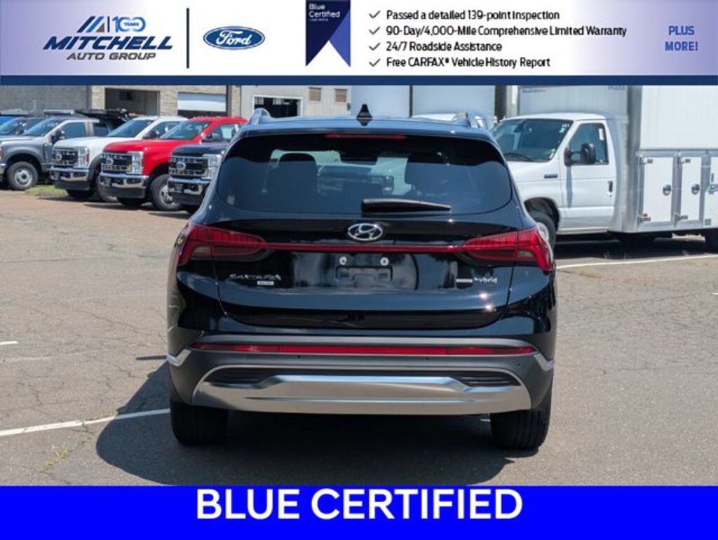 Certified 2022 Hyundai Santa Fe Hybrid Blue SUV