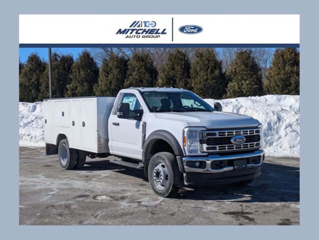 New 2026 Ford F-450 Chassis Upfitted w/ Service Body Truck Regular Cab