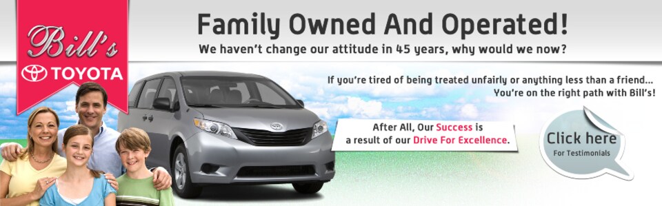 bills toyota sales new